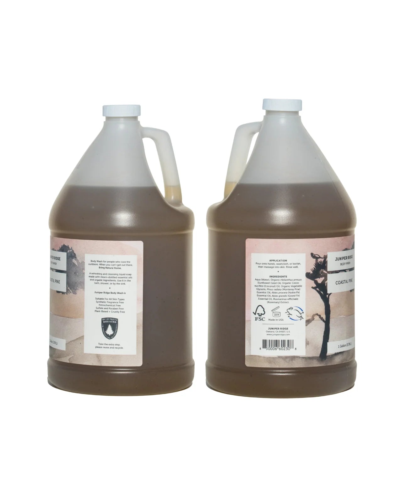 Coastal Pine Body Wash Gallon