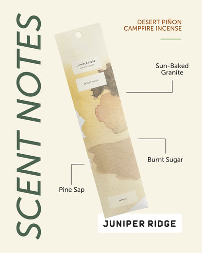 Desert Piñon Campfire Incense (20 Sticks) 3-Pack