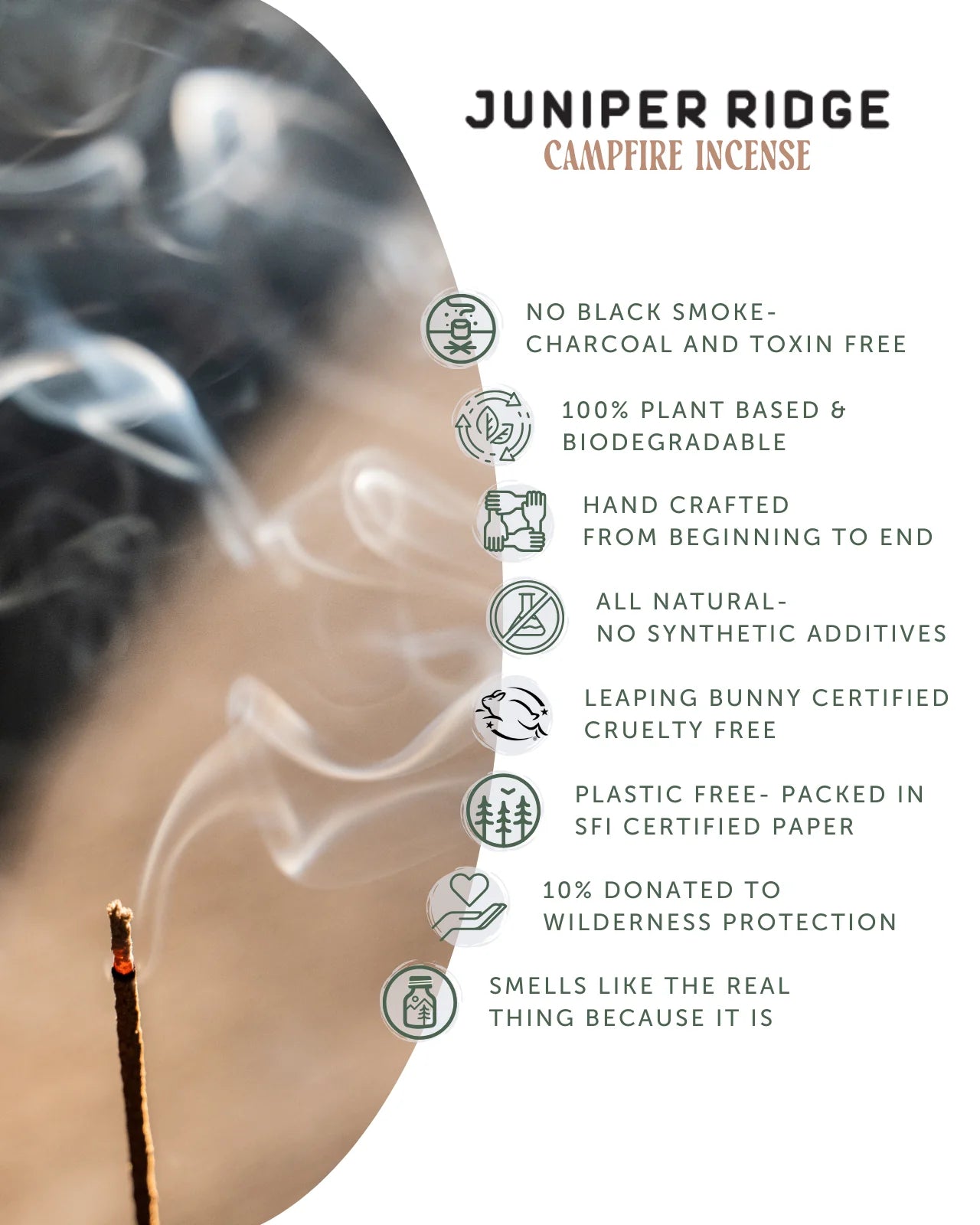 Cedar Campfire Incense (20 Sticks)